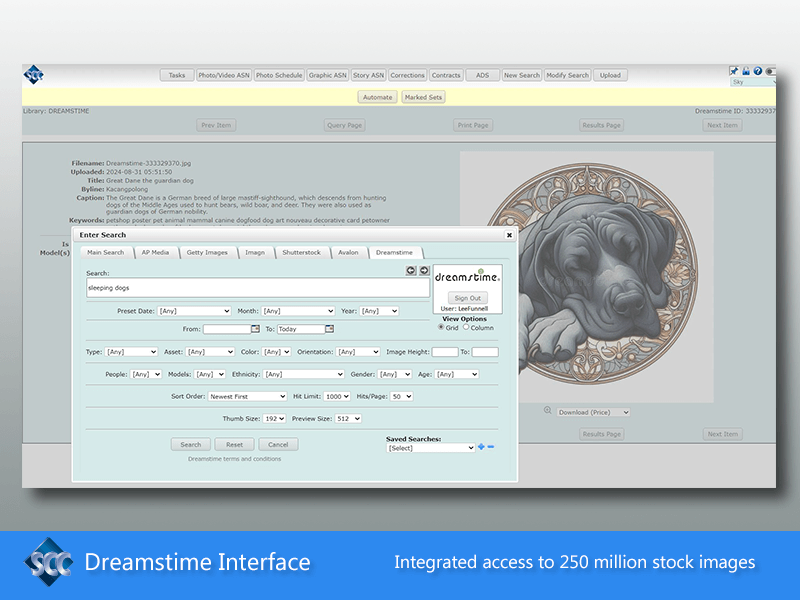 SCC MediaServer Digital Asset Management DAM Software | Dreamstime