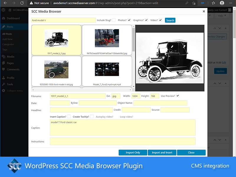 SCC Plugin for WordPress CMS
