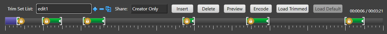 SCC Audio Video Trimming Tool